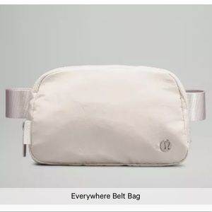 NWT Lululemon Everywhere Belt Bag White Opal